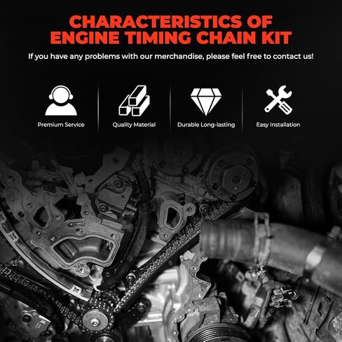 مجموعة سلسلة التوقيت مع VVT، مناسبة لسيارة جيب جراند شيروكي رانجلر، لسيارة دودج جورني كارافان دورانجو تشارجر تشالنجر أفنجر، لكرايسلر تاون كانتري، لرام 1500 2500 3500-3.2/3.6 لتر V6 in Kuwait