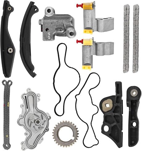 مجموعة أدوات سلسلة التوقيت مع مضخة مياه GMB تناسب 2011-2019 فورد إكسبلورر فليكس توروس لينكولن MKT 3.5L V6 in Kuwait