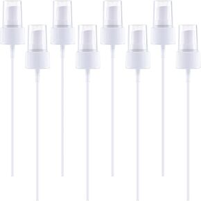 8 Pcs Spray Bottle Top, Nozzle Sprayer Tops Replacement, Fine Mist Sprayer, Plastic Sprayer Pump for Essential Oil, Cleaning Solutions (24mm)
