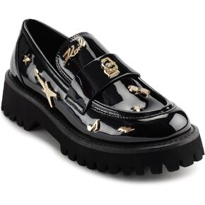 Karl Lagerfeld Paris Women's Avah Studs Dress F Loafer