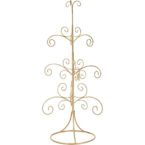 Red Co. 22" Metal Wire 4-Tier Ornament Display Tree Stand and Christmas Décor Holder - Silver in Kuwait