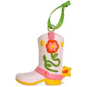 ban.do Decorative Hanging Ornaments, Unique Christmas Ornaments, Halloween Christmas Tree Decorations (Cowboy Boot)