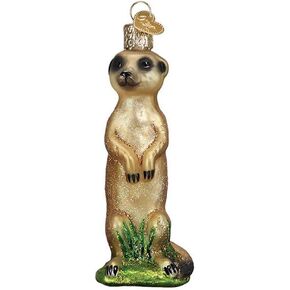 Old World Christmas Ornaments Meerkat Glass Blown Ornaments for Christmas Tree