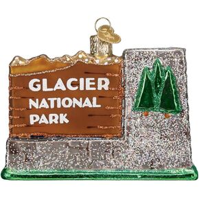 Old World Christmas Ornaments: State Parks Glass Blown Ornaments for Christmas Tree, Rocky Mountain