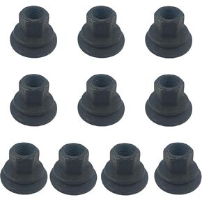 10 قطع من صواميل العروة متوافقة مع دودج رام 3500 4000 4500 5500 2012-2023، M14x1.5 - 1.5 شفة 22 مم استبدال سداسي #6509424AA 611-936 in Kuwait