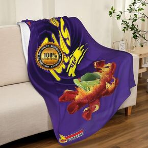 Flannel Throw Blanket Super Soft Plush Throw Bed Couch Decorative Cotton Sofa Cozy Blanket 50''X40''
