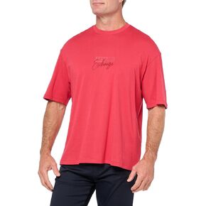 Armani Exchange Men's Comfort Fit Cotton Embroidered Ax Logo Tee
