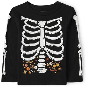 The Children's Place Baby and Toddler Long Sleeve Graphic T-Shirt, Kwanza Family, 12-18 Months