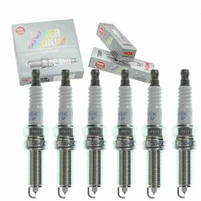 6 pc NGK Laser Iridium Spark Plugs compatible with Hyundai Genesis Coupe 3.8L V6 2010-2016
