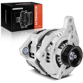 A-Premium Alternator Compatible with Dodge Journey 2009-2010 3.5L, 12V 140A 6-Groove Pulley Clockwise, Replace# 4210000460, 5033759AC