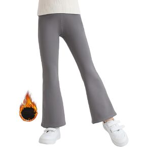 Girls Flare Leggings Bootcut Yoga Pants for Kids Girls Stretchy High Warm Waisted Bell Bottoms for 5-12Years