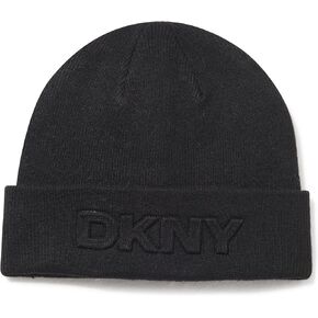 DKNY Women's Beanie Debossed Hat