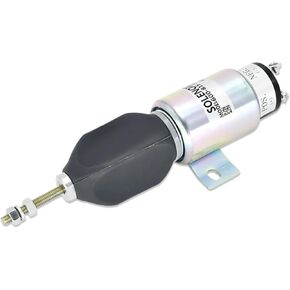 600-815-9260 600-815-9261 Fuel Flameout Solenoid 24V fit for Kubota Engine SAA4D95LE SAA4D102E SAA6D102E PC128US PC138US WA100 WA150 Excavator Fuel Shut off Solenoid
