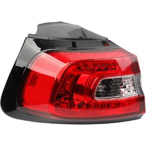 Driver Left Side Tail Light Assembly Compatible With 2014-2018 Jeep Cherokee Rear Brake Lamp 68102907AF 68102907AB