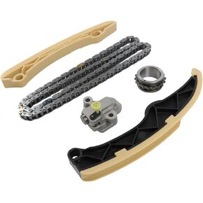 Engine Timing Chain Kit 243212B620 244202B611 Timing Chain Guide Tensioner Kit Fit for 2014-2018 Forte5 1.6L 2012-2018 Soul 1.6L Turbo 16V