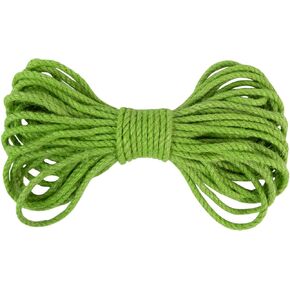 5mm Jute Twine String, Natural Jute Rope Thick Garden Twine Heavy Duty Outdoor Hemp Rope for Gardening, DIY Crafts, Climbing Plants, Bundling, Cat Scratch Post, Home Decor (Coffee)