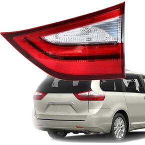 munirater 1-Pack Rear Right Tail Light Brake Lamp Assembly Replacement for 2015-2017 Toyota Sienna Passenger Side Inner 8158008030 TO2803117