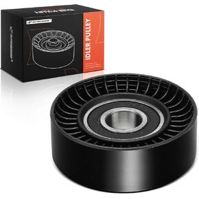 A-Premium Belt Idler Pulley Compatible with Ram 1500, 2500, 3500, 4500 & Jeep Grand Cherokee & Dodge Grand Caravan, Charger, Journey, Durango, Challenger & Chrysler Town & Country & Volkswagen