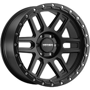Mayhem 8304-2936MB Delta 8304 Matte Black W/Matte Black Lip 20X9 6-135 0mm 87.1mm