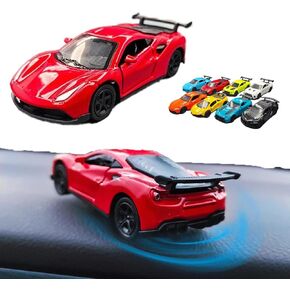Alloy Car Model Drifting Spin Ornament, Car Model That Can Drift, Metal Car Dashboard Decoration, Car Interior Decoration (FZ007)