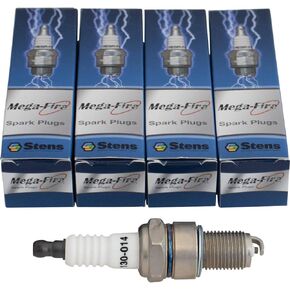 Stens 130-014-4 Spark Plug - 4 Pack Compatible with/Replacement for John Deere Walk Behind Greens Mowers M128206, MG508171, 08983-999-000, 2489, 490-250-0009, 98079-56145, 98079-56846, 98079-56855