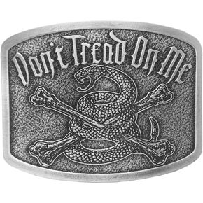 Dont Tread On Me Brand "War Cry" Vintage Belt Buckle DTOM Accessories