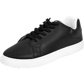 CHIN·MOON Men's Fashion Sneakers Lightweight Casual Office Walking Dress Shoes Waterproof PU Footwear