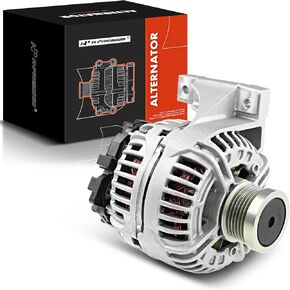A-Premium Alternator Compatible with Volvo XC90 2003-2006, S60 2002-2005, XC70 2003-2004, S40 2003-2004, V70 V40 2003-2004, 1.9L 2.4L 2.5L, 12V 140Amp CCW 6-Groove Pulley, Replace# 0124525029