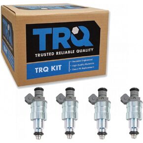 TRQ Fuel Injector Set Compatible with 1996-2002 Dodge Dakota 1996-2000 Jeep Cherokee 1997-2002 Wrangler