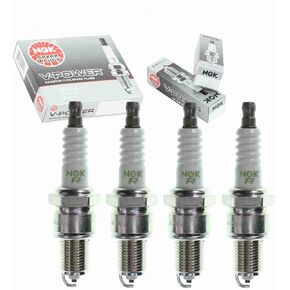 4 pc NGK V-Power Spark Plugs compatible with MG MGB 1.8L L4 1962-1981