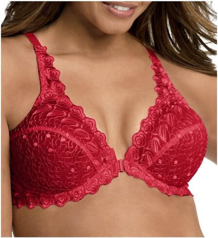 Valmont Women's Front Close Sexy and Lacey Cup Comfy Underwire Bra in Saudi Arabia