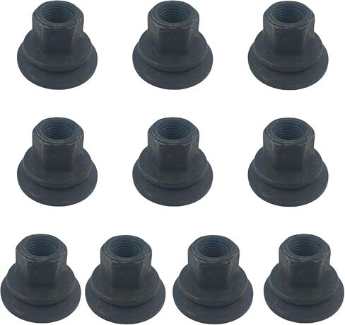 10 قطع من صواميل العروة متوافقة مع دودج رام 3500 4000 4500 5500 2012-2023، M14x1.5 - 1.5 شفة 22 مم استبدال سداسي #6509424AA 611-936 in Kuwait