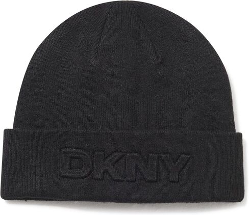 DKNY Women's Beanie Debossed Hat in Saudi Arabia