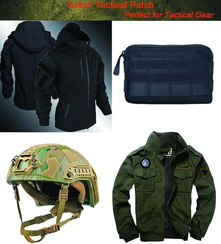 Antrix 6 Pack Patch Set of U.S. AR Supptrt Veteran Emblem Patch for Clothes Backpack Caps Hats Vest Uniform -Black in Saudi Arabia
