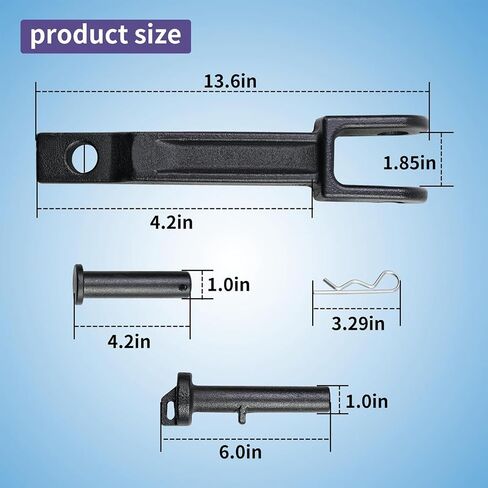 Bewinner for T170 T270 T370 Single Tow Hook Alloy Steel with A65 6008 Pull Pin A65 6007 Frame Pin for 579 Accessories in Saudi Arabia