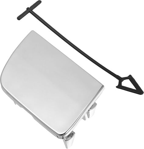 Car Tow Hook Eye Hole Cover Cap Compatible for Mercedes-Benz GLS 450 2017-2019, Durable Plastic Silver Tone Rear Bumper in Saudi Arabia