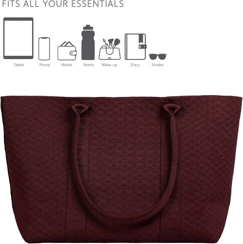 Quintessential Large Tote for Women & Girls | Stylish, Spacious Tote Bag with Hook & Eye closure in Saudi Arabia