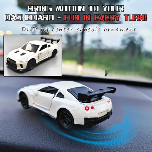 Alloy Car Model Drifting Spin Ornament, Car Model That Can Drift, Metal Car Dashboard Decoration, Car Interior Decoration (FZ007) in Saudi Arabia