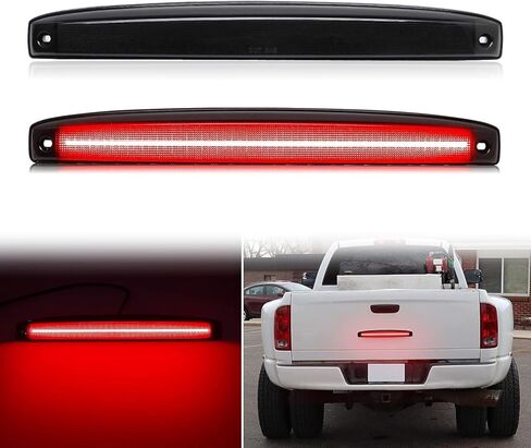 استبدال ضوء الباب الخلفي LED لـ 2003-2006 Ram 2500/3500 لاقط عجلة مزدوج، شريط ضوء الفرامل الخلفي للعدسة المدخنة استبدال OE 05086509AA in Kuwait
