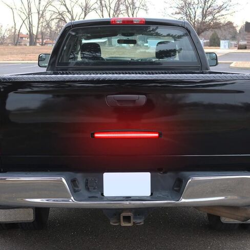 استبدال ضوء الباب الخلفي LED لـ 2003-2006 Ram 2500/3500 لاقط عجلة مزدوج، شريط ضوء الفرامل الخلفي للعدسة المدخنة استبدال OE 05086509AA in Kuwait