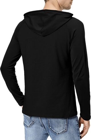 Aimeilgot Men’s Casual Long Sleeve Hoodies Pullover Gym Workout Jersey Sweatshirts in Saudi Arabia