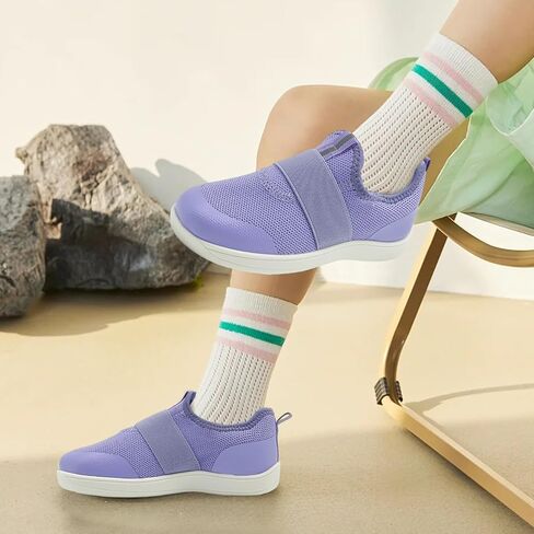 Toddler Shoes for Girls Boys Low Top Slip On Kids Casual Sneakers Comfor Lightweight Running Tennis Sports Shoes in Kuwait