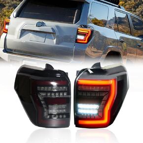 STXDAUTO LED Tail Light Fits For 2014-2023 4Runner TRD/Limited/Sport/Nightshade Off Road Lmited Start-up Animation Sequential Indicator Rear Lamps Installed on Passenger & Driver Side Rear