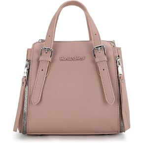 Montana West Small Satchel Purses and Handbags for Women Top-handle Crossbody Bag with Detachable Straps