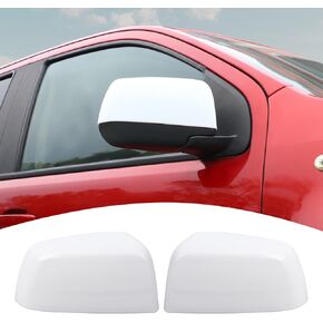 for Colorado Outside Mirror Cover Trim Cap for Chevy Colorado GMC Canyon 2014-2022 White Exterior Accessories 2pcs