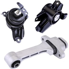 3PCS Engine Motor and Trans Mount Set Compatible for 2011 2012 2013 2014 2015 Kia Optima 2.4L Automatic Transmission Mount Front Torque Strut Mount Replace A71034 A71001 A7197
