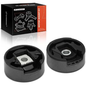 A-Premium 2PCS Rear Engine Motor Mount Set Compatible with Volkswagen Jetta, Passat, Golf, Tiguan, Beetle, CC, Golf R, Jetta City, Passat CC, Tiguan Limited & Audi A3, Q3, TT, A3 Quattro, Q3 Quattro