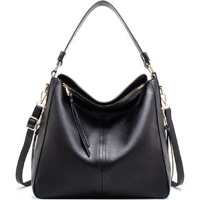 Womens Tote Bag Handbags Shoulder Bag PU Leather Fashion Hobo with Adjustable Shoulder Strap