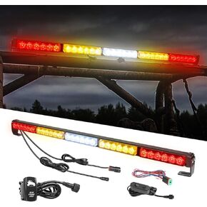 Chase Light Bar, Auto Power Plus 30 Inch Rear LED Bar Offroad Strobe LED Light Bar w/Running Turn Signal Brake Reverse Light for UTV, ATV, Polaris RZR XP 1000, Side by Sides, 4x4, Trophy Truck