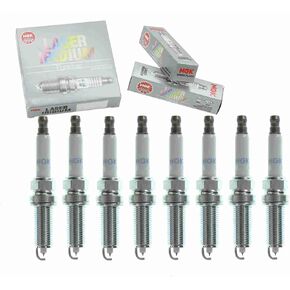 8 pc NGK Laser Iridium Spark Plugs compatible with Mercedes-Benz C63 AMG 6.3L V8 2008-2015